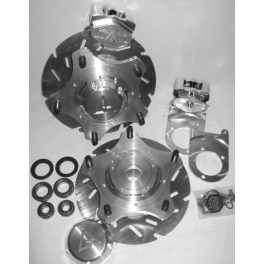 GRAY AREA TECHNOLOGIES GAT1204-2B Front Combo Disc Brake Kit