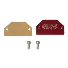 JayCee Choke Block Off Plate For IDF & HPMX, Red