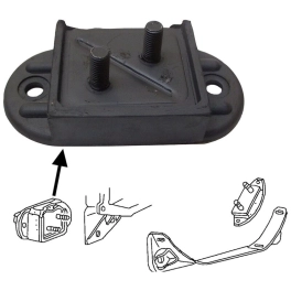 Front Transmission Mount, Fits Type 2 Bus 62-67 JP Brand