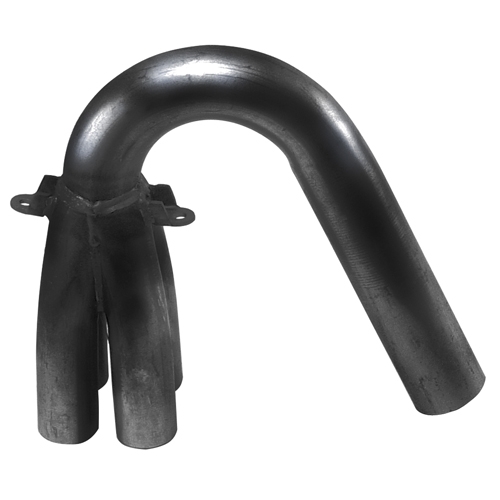 Exhaust Collector, 1-1/2 U-Bend, Raw