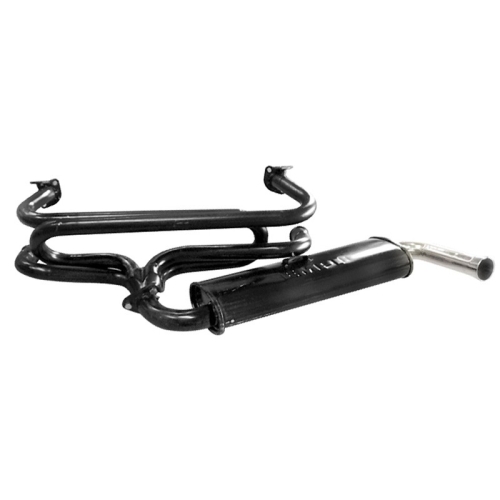 Exhaust System, Single Quiet Muffler for Beetle & Ghia 66-73