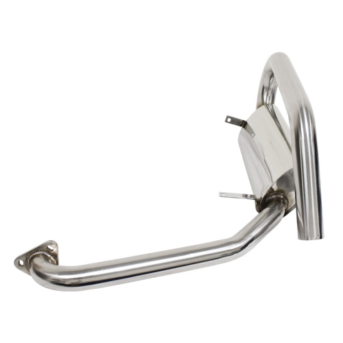 Stainless Hideaway Muffler, Fits Our 3767 & 3100 Headers