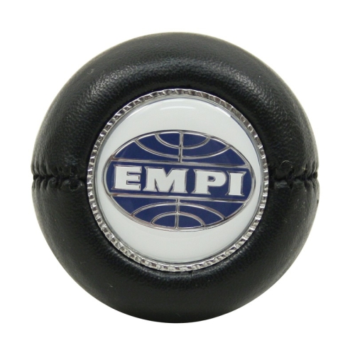 Shift Knob, with EMPI Logo, Fits 7, 10 & 12mm Thread, Black