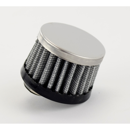 Oil Breather Filter, with Offset 1/2 Inlet