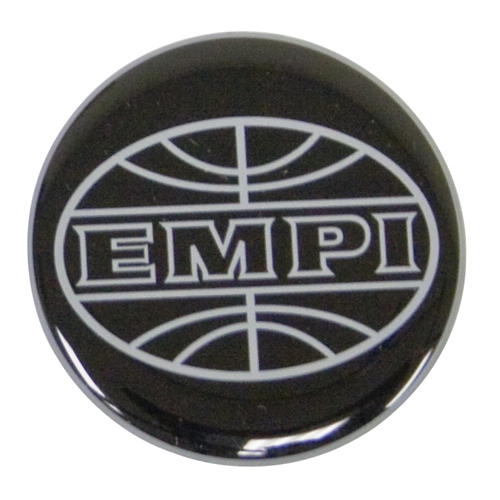 Wheel Cap, EMPI Logo, Black/Silver, 43mm Set of 4