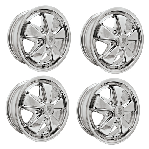 911 Alloy Wheels All Chrome, 5.5 Wide, 5 on 130mm