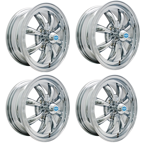Gt-8 Wheels All Chrome, 5.5 Wide, 4 on 130mm VW
