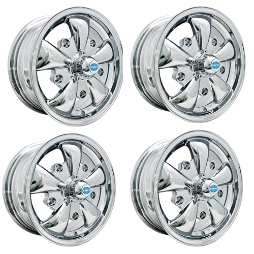 Gt-5 Wheels All Chrome, 5.5 Wide, 5 on 205mm