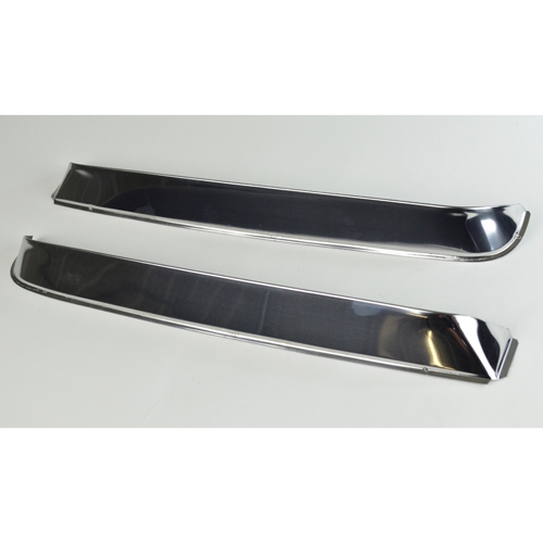 Window Vent Shades, Stainless, for Type 3 66-74, Pair