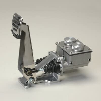Single Brake Pedal, Dual 7/8 Bore Tall Master Cylinders
