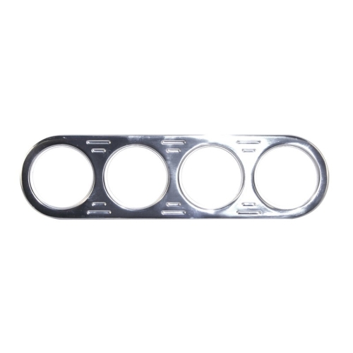 Billet Dash, for Manx Style, 4 Small Holes, Chrome