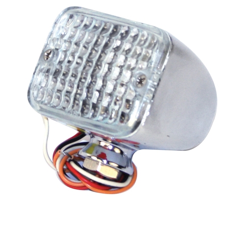 Mini Led Tail Light, Clear/Red, Stop & Turn, Sold Each