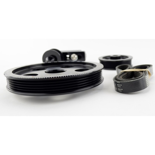 Serpentine Belt Pulley System,Black Anodized for Type 1 VW