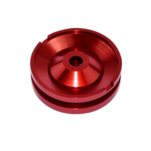 Billet Alternator Pulley, for Beetle, Red