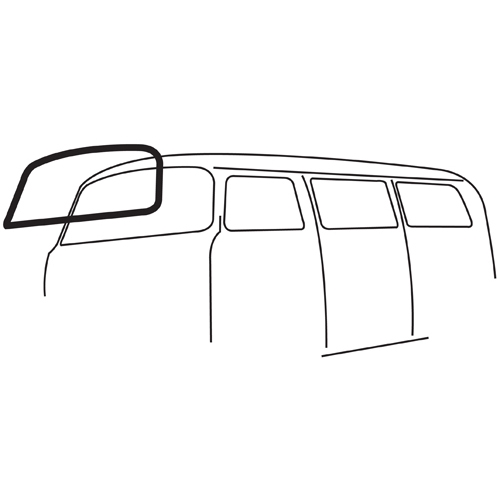 Windshield Seal, with Molding Goove, for Bus 68-79