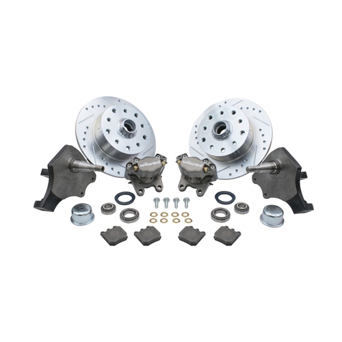 Drop Spindle Disc Brake Kit, Chevy Pattern Ball Joint BLACK