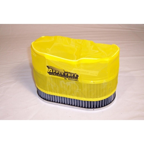 Outerwear Pre-Filter, 5.5 X 9 Oval, 4 Tall, Yellow