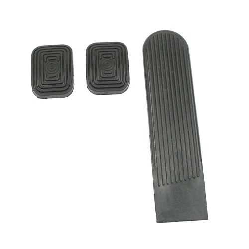 Pedal Pad Kit, 3-Piece, Fits Stock VW Pedal Systems