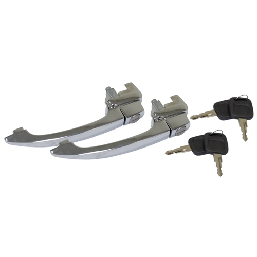 Outer Door Handles, with Keys, for Beetle 60-64