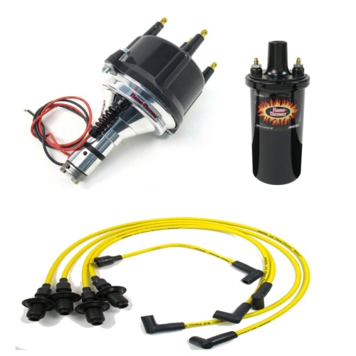 Ripper II Ignition Kit, with Billet Distributor, Yellow