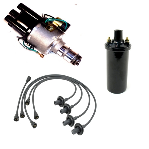 Ripper Jr. Ignition Kit, with Point Style Distributor Black