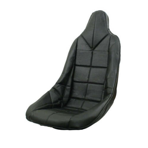 High Back Seat Cover, Black, Fits Most Fiberglass Seats