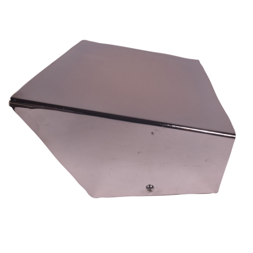 Chrome Gauge Box, 9 Inch Without Holes