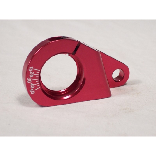 Billet Distributor Clamp Red w with Timing Marks, for Type 1