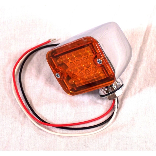 Mini Led Tail Light, Amber, Dual Function, Each