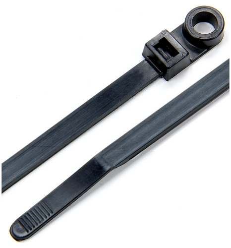 ALLSTAR PERFORMANCE ALL14390 Wire Ties Black 8.00 w/ Mounting Hole 25pk ALL14390
