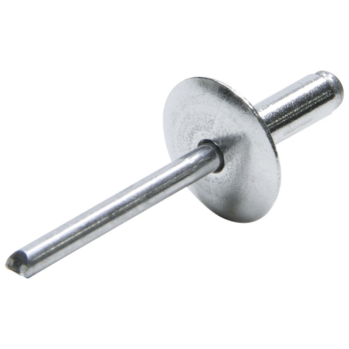 Large Head Rivet Silver Aluminum 250pk ALL18050