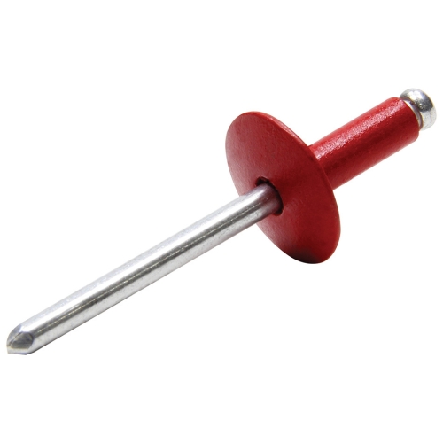 Large Head Rivet Red Aluminum 250pk ALL18052