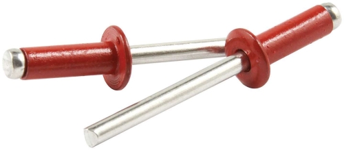 Small Head Rivet Red Aluminum 250pk ALL18122