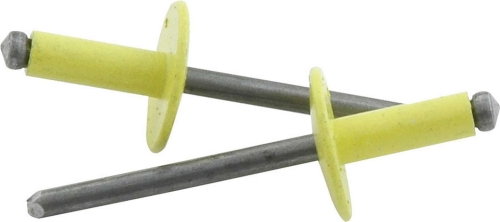 Large Head Rivet 250Pk Yellow ALL18180