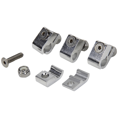 ALLSTAR PERFORMANCE ALL18321 2pc Aluminum Line Clamps 1/4in