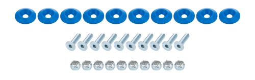 Countersunk Bolt Kit Blue 10pk ALL18683