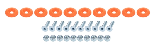 Countersunk Bolt Kit Fluorescent Orange 10pk ALL18689