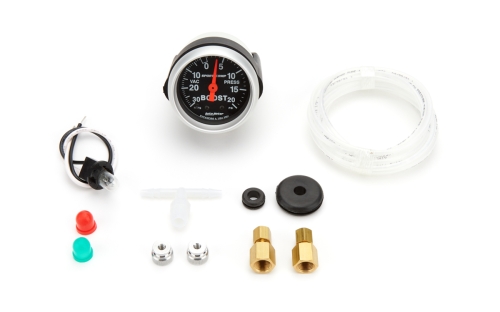 2-1/16 Sport-Comp, Boost Presssure Gauge, 20 PSI