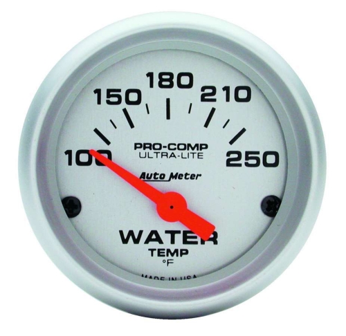 AUTOMETER ATM4337 Auto Meter 4337 Ultra-Lite Electric Water Temperature Gauge