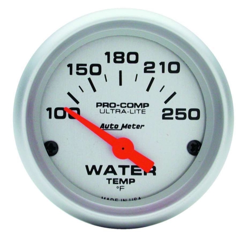 Auto Meter 4337 Ultra-Lite Electric Water Temperature Gauge