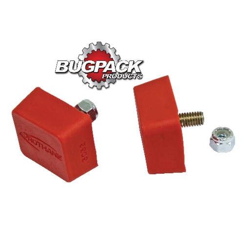 Bump Stops, Rectangular, with Molded In Stud, Pair BUGPACK