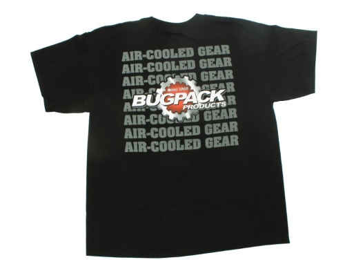 Bugpack Logo Shirt, Black, XXL
