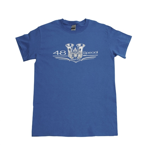 48 Special Short Sleave Shirt, Blue, Medium