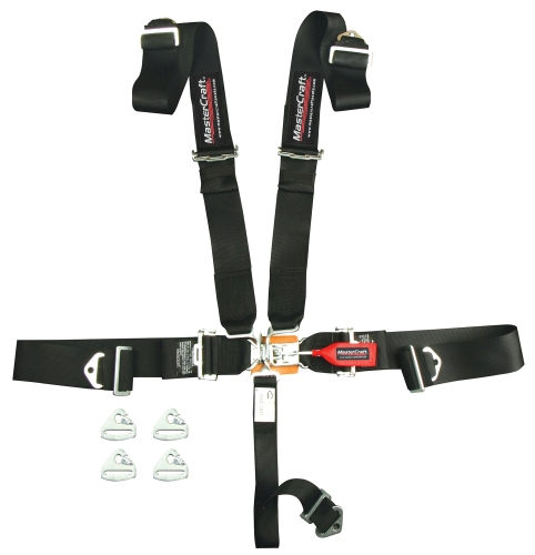 Seat Belt Restraint 3in 5 Point, Black