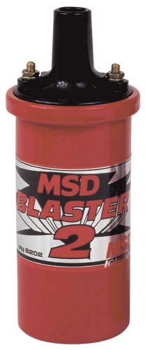 MSD IGNITION MSD8202 Blaster 2 Coil, .7 Ohm, 45000 Volt, Oil Filled