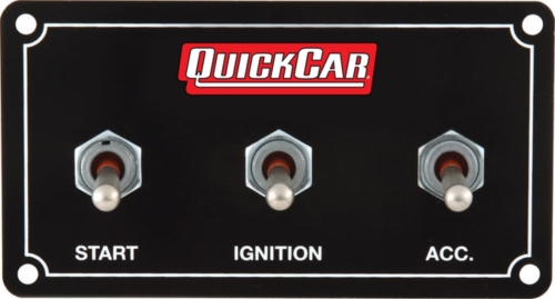 QUICKCAR RACING PRODUCTS QRP50-731 Extreme Single Ignition 3 Switch Panel 50-731