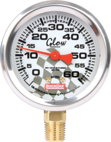QUICKCAR RACING PRODUCTS QRP56-0062 0-60 PSI Glow in the Dark Tire Gauge Head 56-0062