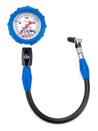 QUICKCAR RACING PRODUCTS QRP56-021 0-20 PSI Liquid Filled Tire Pressure Gauge 56-021