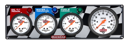 QUICKCAR RACING PRODUCTS QRP61-60423 Flag 3-1 OP/WT/FP/3 In Tach 61-60423