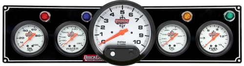 4-1 Gauge Panel w/ 5in Tach Black 61-6751